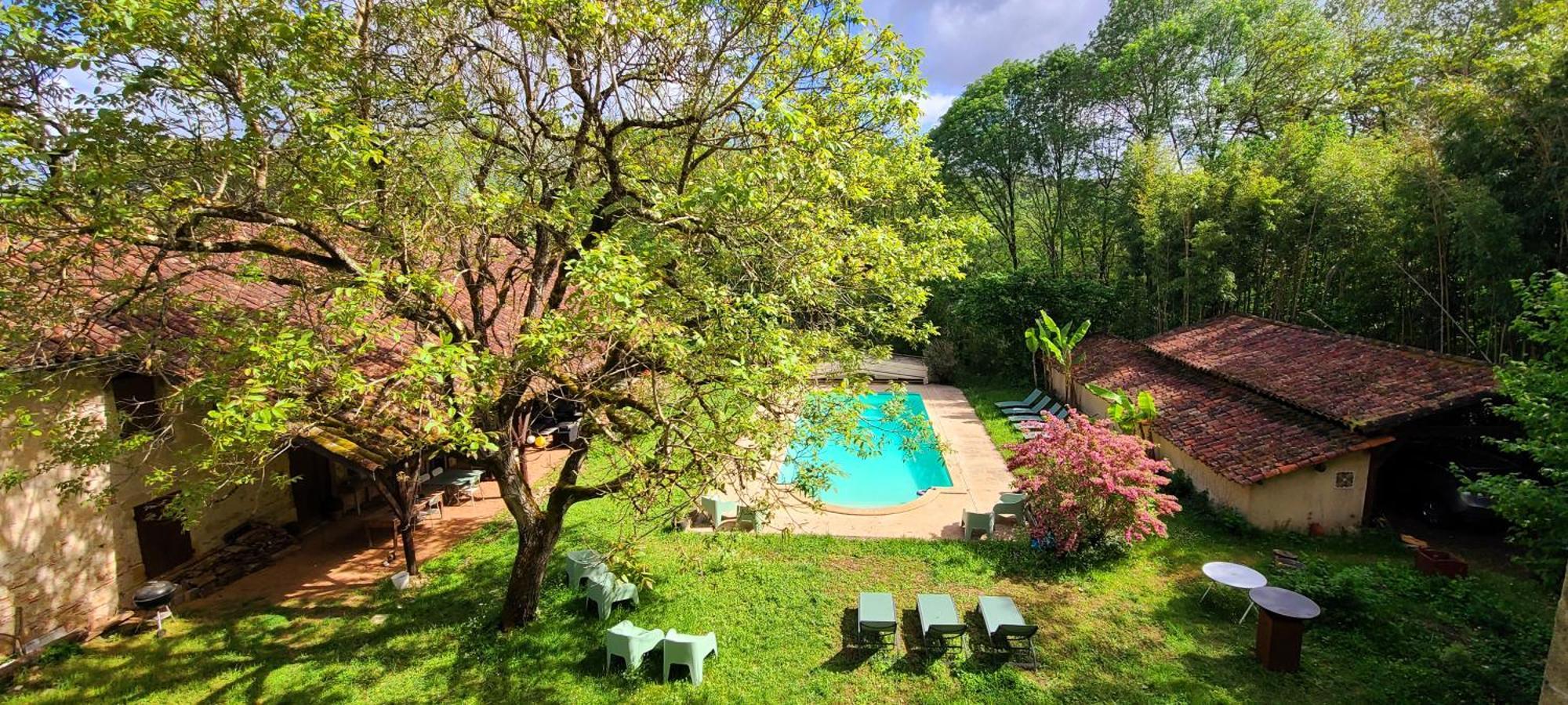 洛特河畔的维伦纽夫Le Manoir Du Moulin De Madame住宿加早餐旅馆 外观 照片